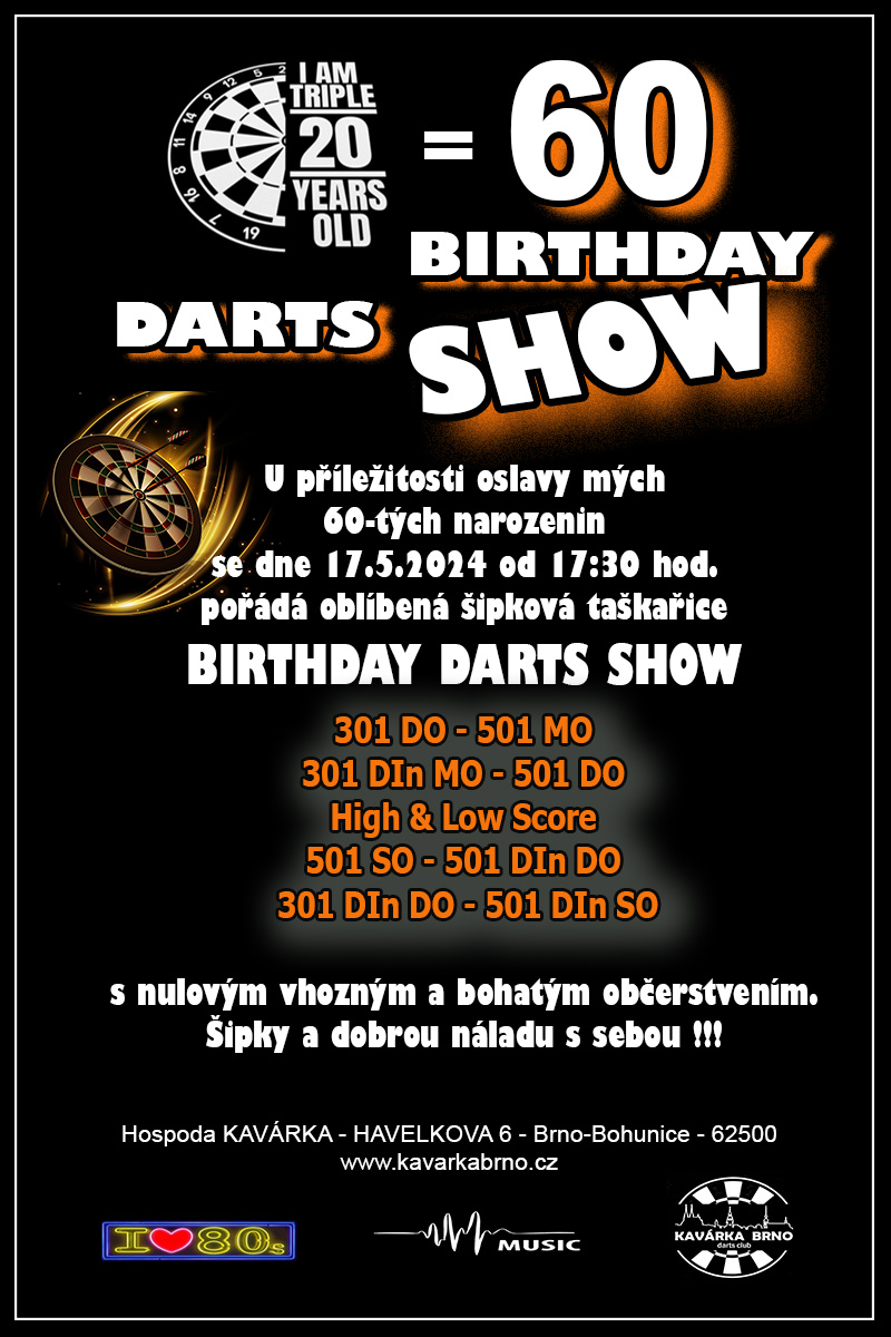 darts show 60